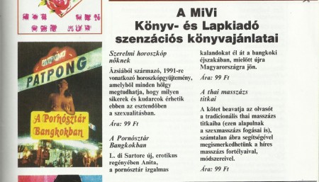 reklám / Szexpresso – 1991/2. szám